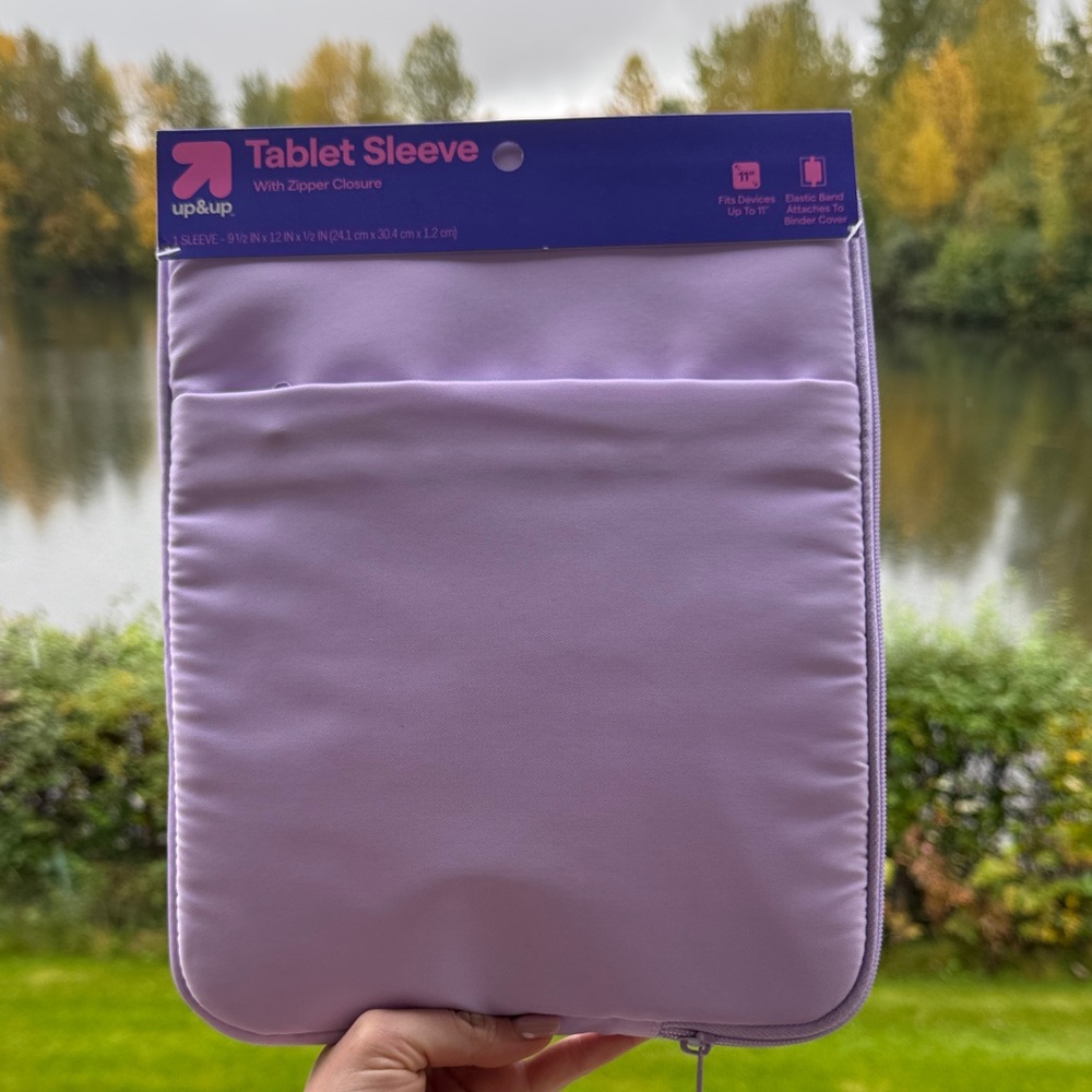 NWT up&up Purple Padded Tablet Sleeve - Fits Devices Up To 11”
